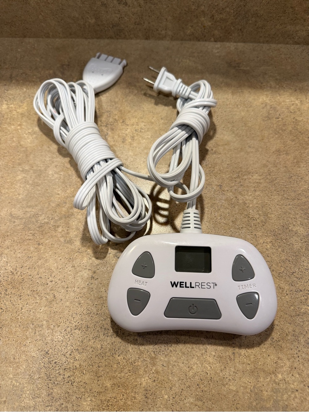 Wellrest PFI-DTC-FB1 Digital Electric Blanket Controller 3-Prong Cord - Tested